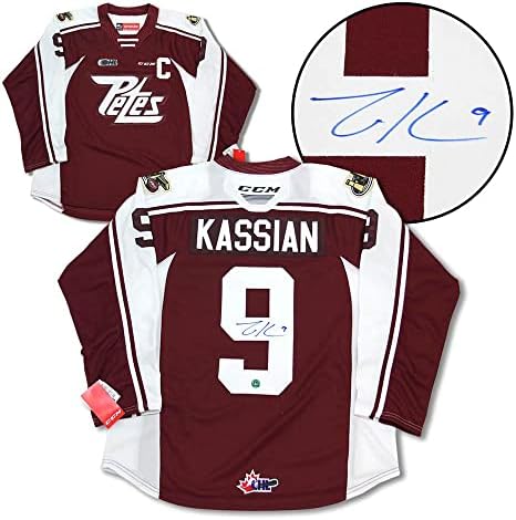 Zack Kassian Peterborough Petes Autographing CHL hokejaški dres - autogramirani NHL dresovi