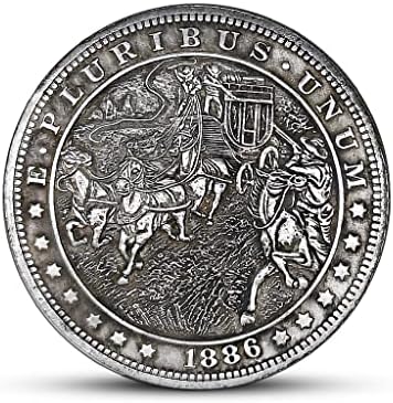 Zapadni kauboj Guanshan Feidu Wandering Coin 1886 Hero medalja na konju antikviteljskog srebra dolar