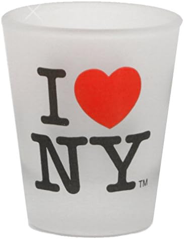 Volim ny Shot Glass, zvanično licencirane naočare New Yorka iz NYC-a u poklon kutiji