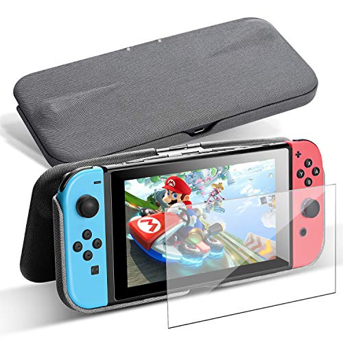 G-Story Flip zaštitna futrola za Nintendo prekidač sa kaljenim zaštitnicima zaslona za plastiku, tanka zaštitna