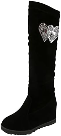 Kolene High Boots Ženske čizme Elastičnost Seksi čizme Jesenski koljeno Žene Umetnite zimsku visinu Visoke