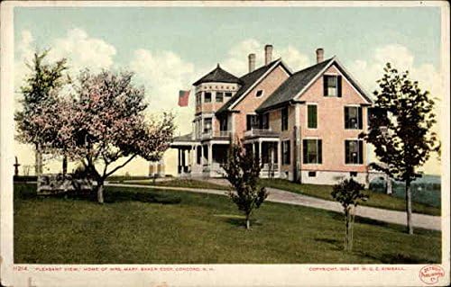 11214. Prijatan pogled dom gospođe Mary Baker Eddy, Concord, N. h NH originalna antička razglednica