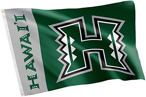 Pustinjski kaktus University of Hawaii zastava Rainbow Warriors UH zastava Baneri poliester unutarnji