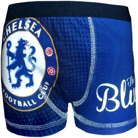 Chelsea Fudbalski klub Službeni nogometni poklon 2 Pakov Boys Boxer Storys Blue
