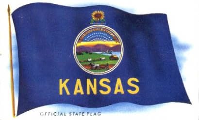 Državna zastava, Kansas, Razglednica