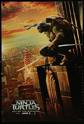 Tinejdžerska mutantna kornjača iz sjene - 27 X40 D / S originalni filmski poster jedan list leonardo