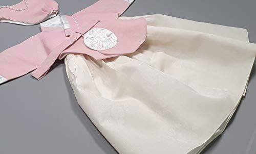 Korean Hanbok haljina Baby Girl Prvi rođendan Party Proslava Baby Pink Beige Dol 1 Age OS1