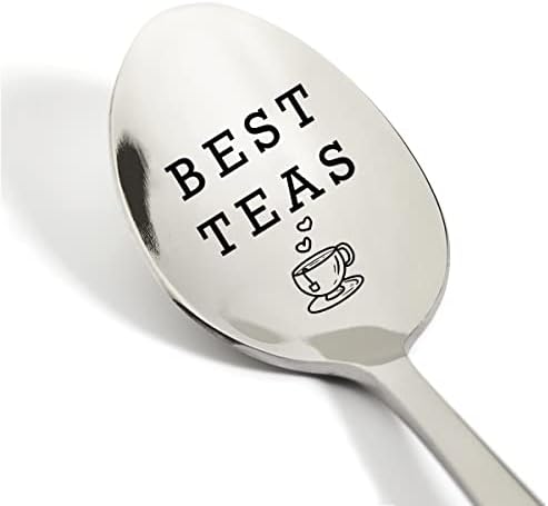 Najbolje kašike čajeva ugravirano nehrđajući čelik, ljubavni čaj pokloni za prijatelje Njene ponude, čaj