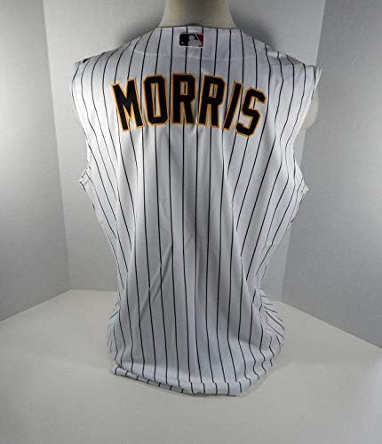 2010 Pittsburgh Pirates Bryan Morris Igra izdana Bijela prsluk Jersey Pitt33044 - Igra Polovni MLB dresovi
