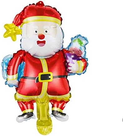 5pcs Mini božićna folija Ballon Santa Snowman Penguin Candy sretan božićni tematski zabavni ukras