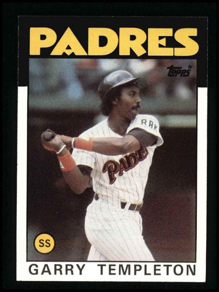 1986 TOPPS 90 Garry Templeton San Diego Padres Nm / Mt Padres