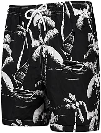 WenKomg1 kratke hlače za muškarce, Tropska plaža Kratke hlače od tiskanih havajskih vučnih struka Squat