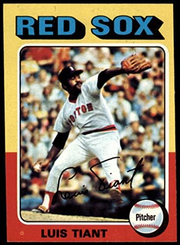 1975 TOPPS 430 Luis Tiant Boston Red Sox NM Red Sox