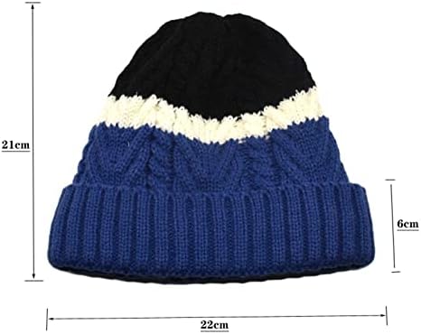 KEUSN zimski šešir za žene muškarci pleteni zimski Sport u boji medvjedi šeširi Hairball rakun topla flis