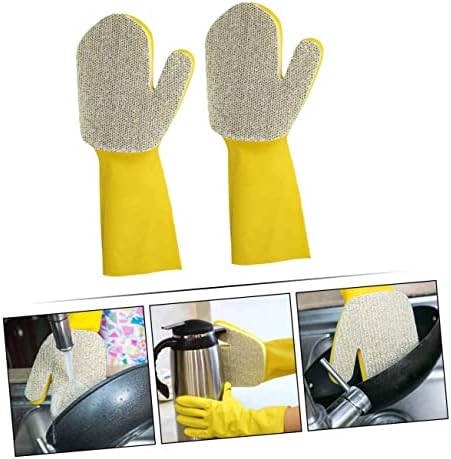 Yardwe 2pcs rukavice za čišćenje lateksa rukavice mittens hot kadica za pranje rublja Roštilj za roštilj