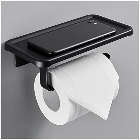 DIJIAMU 1pc Space aluminijski toaletni papir Držač kupaonica Zidni nosač WC Papir Nosač telefona Polica