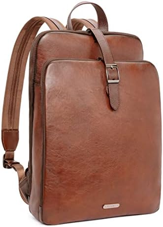 CLUCI ženski ruksak torbica od prave kože 15,6 inčni Laptop Vintage Travel velika poslovna koledž torba