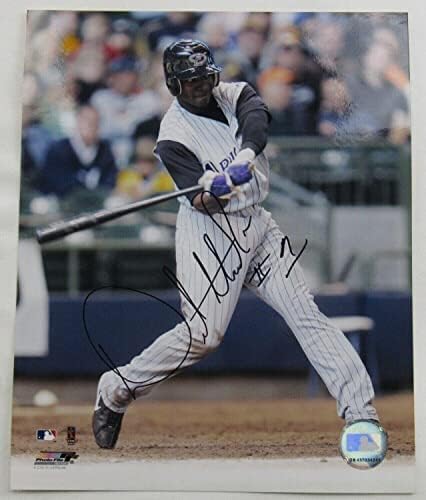 Orlando Hudson potpisao automatsko autogram 8x10 photo V - autogramirane MLB fotografije