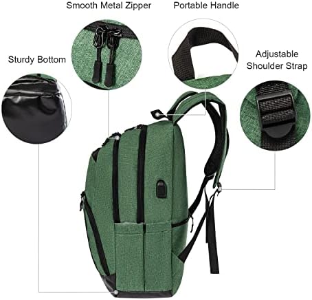 Ocinak Travel 17 ruksak za Laptop, zadnji džep protiv krađe, USB priključak za punjenje, Računarska torba