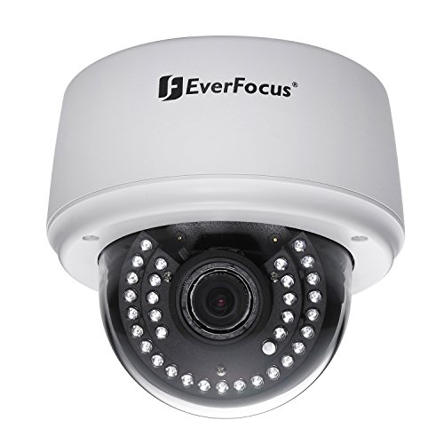 Everfocus EDN3340 Full imao je mrežnu kameru za unutrašnju kupolu, 3 megapiksela, CMOS senzor, 3-9 mm P-Iris