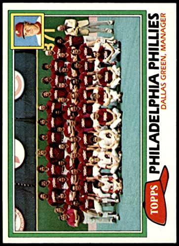 1981 TOPPS 682 Phillies Team Popis datoteke Philadelphia Phillies NM Phillies