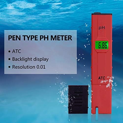 SJYDQ digitalni pH metar 0-14 bazen u obliku olovke akvarij pH tester za piće za piće PHENIK PH metar