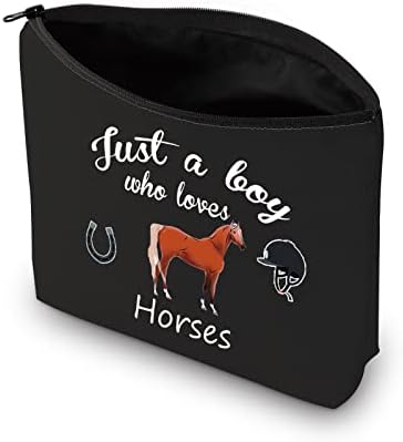Cmnim Konji pokloni za dječake torba za šminkanje konja samo dječaci koji vole konje ljubavnici pokloni