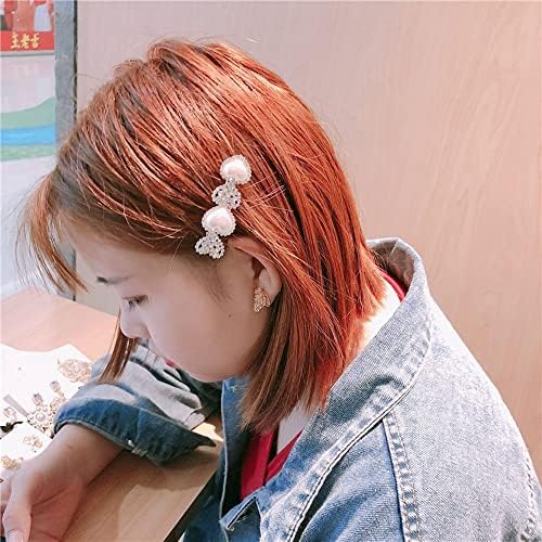 Bybycd Korean Style Elegantni sjajni patka za rašire za košulje Pearl Girls Girls Oprema za kosu Bočne klipove