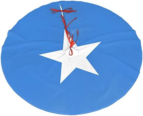 Suknja za božićnu drvvu, 30-48 inča Zastava Somalijskog stabla prostirke za božićne ukrase za odmor za odmor