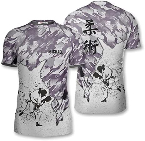 Primesty bjj jiu jitsu osip, prilagođena košulja kratkih rukava za kratki rukav za no-gi & mma, veličine