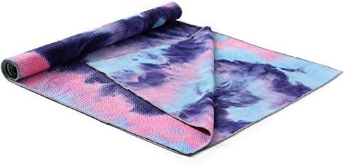 ASDFGH prijenosni ručnik za brzo sušenje boje za kravatu, ručnici za jogu za vruće Yoga neklizajuće Super meka torba za besplatno nošenje Yoga Mate-72x25 inča