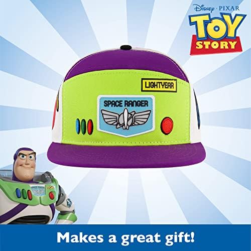 Koncept One Disney Pixar Toy Story 4 bejzbol kapa, Buzz Lightyear snapback šešir za odrasle s ravnim obodom,