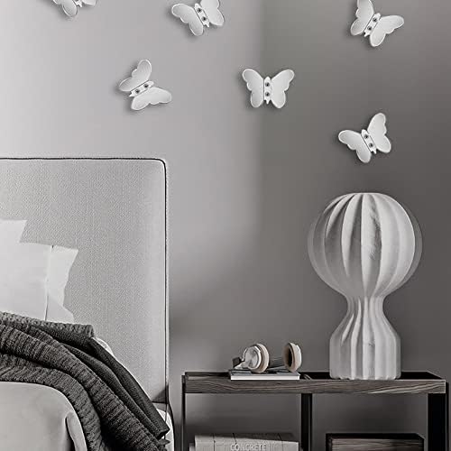 OAUTOSJY 5pcs Butterfly kaput Hoods Zidni metalni kuke od nehrđajućeg čelika ručnik kuka ukrasni zidni kuke