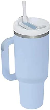 Boce za vodu 40oz Tumbler sa drškom i slamkom izolirane izolirane nehrđajuće čelične boce od nehrđajućeg