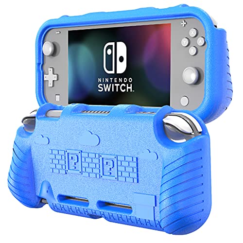 Lordtec Dečija zaštitna futrola za Nintendo Switch Lite Grip Case sa 6 utora za igru, zaštitnim poklopcem
