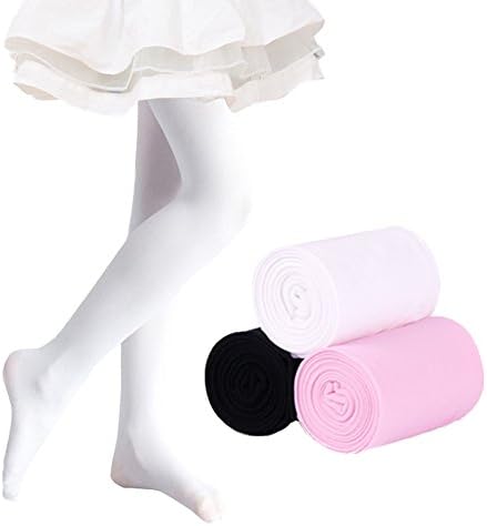 Ehdching paket od 3 dječje djevojke dječje meke mikrofiber balet ples baršunaste čarape pantyhose tajice