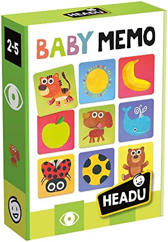 Headu baby Memo MU23905 Edukativna igračka za djecu, dječake i djevojke u dobi od 2 do 4 godine