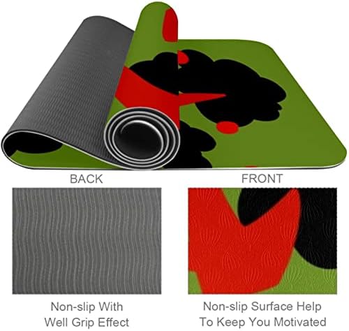 Dragon Sword Colorful Line Doodle Premium Thick Yoga Mat Eco Friendly Rubber Health & amp; fitnes Non Slip