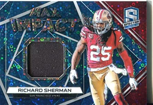 Richard Sherman 2019 spektra Igra igru ​​Igrana kartica 22/99 - Neincign NFL igra rabljeni dresovi