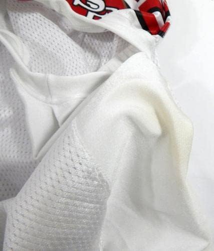 2003 San Francisco 49ers Prazan igru ​​izdala je bijeli dres 50 DP33495 - nepotpisana NFL igra rabljeni