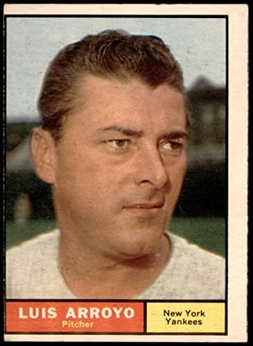 1961 FAPPS # 142 Luis Arroyo New York Yankees Dobar Yankees