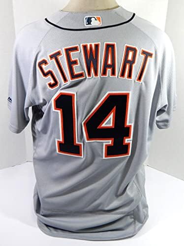 2019 Detroit Tigers Christin Stewart 14 Igra Izdana siva Jersey MLB 150 P 48 1 - Igra Polovni MLB dresovi