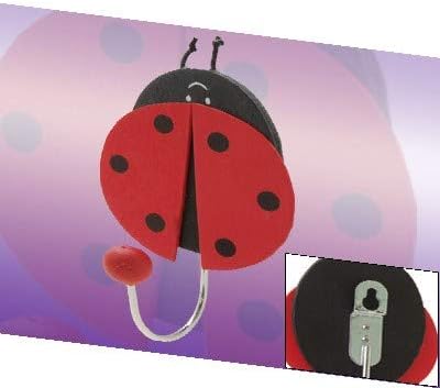 Nova LON0167 Cartoon Ladybug istaknuta Ladybird Beetle Mini pouzdani efektički zidni viseći vješalica