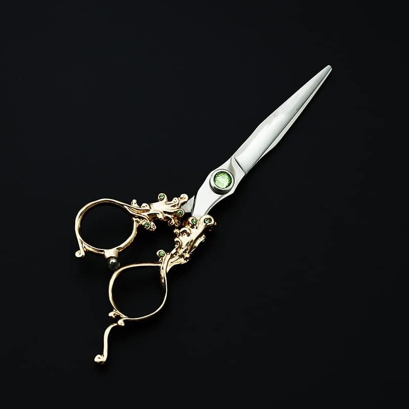 Škare za rezanje kose, 6 inčni 440C Japan od nehrđajućeg čelika Europski stil Damask uzorak za rezanje kose