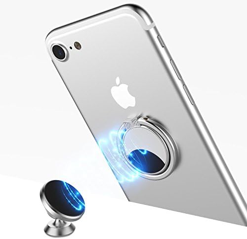 Vasivo Držač prstena za telefon sa ogledalom, Držač prstena koji se okreće za 360° držač prsta za iPhone 7/7 Plus, Galaxy S8 / S8 Plus i druge pametne telefone