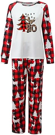 XBKPLO božićni pidžami postavio porodicu Porodica, obitelj Pajamas Sleep Božićni podudatljivi odjevnici