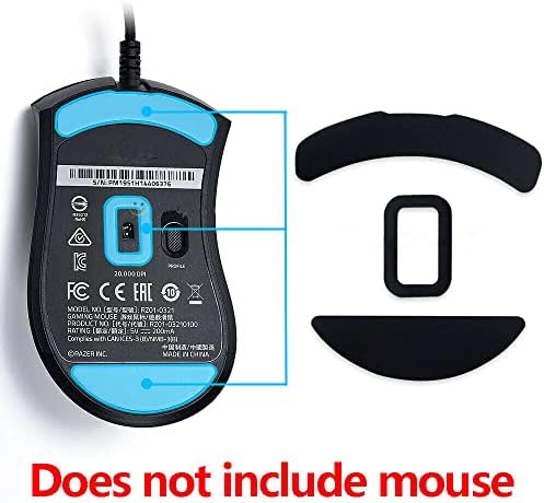 MOUDOAUER 1 Set glatkih klizaljki za miš za Razer DeathAdder V2 gaming Esports dodatak za miš