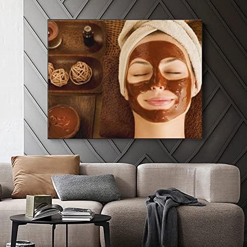 Kozmetički Salon art Poster canvas Printing tretman za čišćenje lica Spa maska za čišćenje Art estetsko