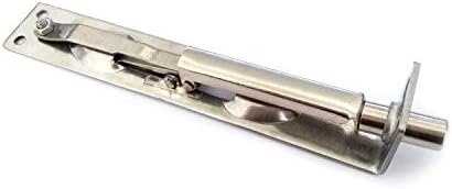 TOGU 2 PACK 6 Čvrsta ručica od nehrđajućeg čelika za ispiranje, skrivena sigurnosna brava za kompozitna vrata, francuska vrata, drvena vrata, dvostruka vrata, četkica od nehrđajućeg čelika