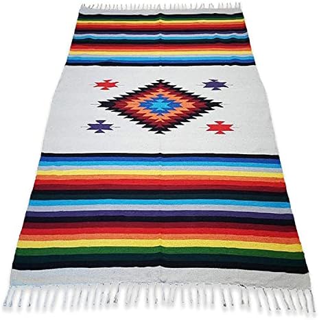 JOTOUCH vanjski pokrivač Meksički pokrivač dekorativni pokrivač za bacanje tradicionalni meksički ručno